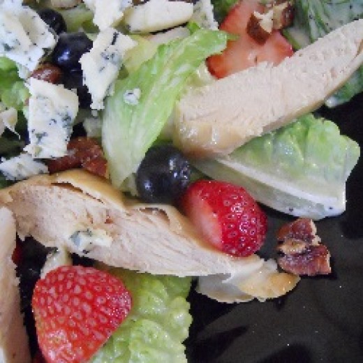 Strawberry Blueberry Chicken Salad Delishably