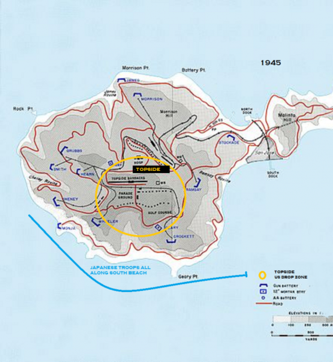 Corregidor-1945-Japanese-US- Forces