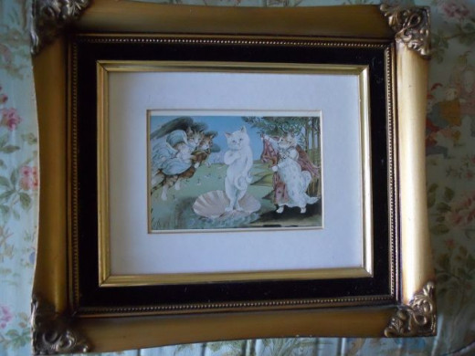 Spoof of Botticelli - Greeting Card 
