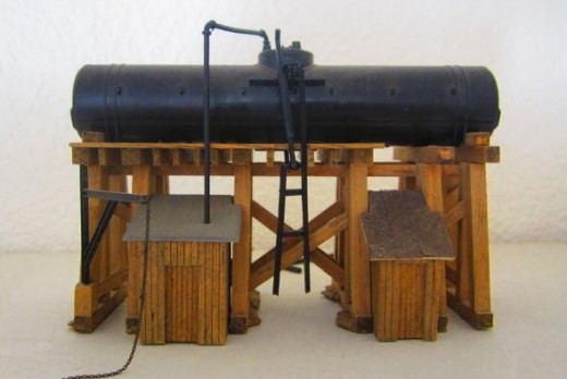 HO Scale oil dock