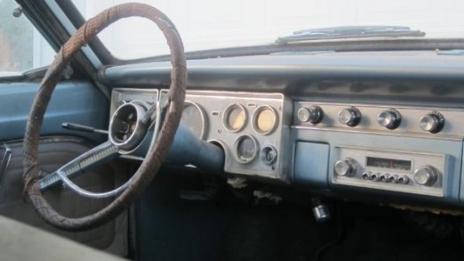 Dashboard in my 64 Valiant wagon