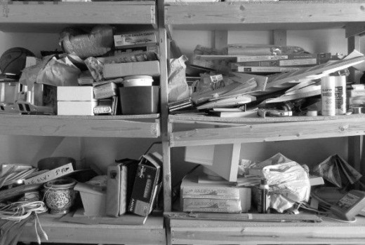 365 photo project day 2 - broken shelf
