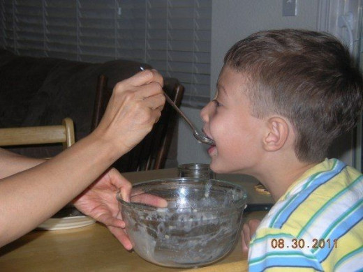 365 photo project day 7 - getting fed
