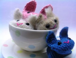 Make Tea Cup Bunnies via Roman Sock