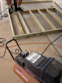 Framing the Shed Walls