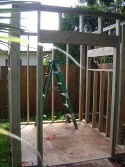 Wood Shed Frame