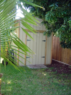 Double Doors on Shed