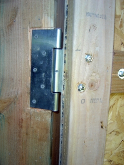 Hardware on Shed Doors