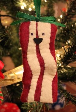Christmas Ornament Ideas - Bacon Ornament