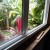 New single hung window installed in back bedroom. (All the windows were replaced in the house during this remodel.)