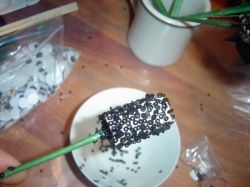 Wine Cork Sticks for DIY Halloween Bouquet
