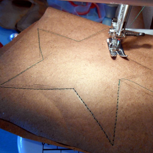 Sewing a Paper Star Pouch