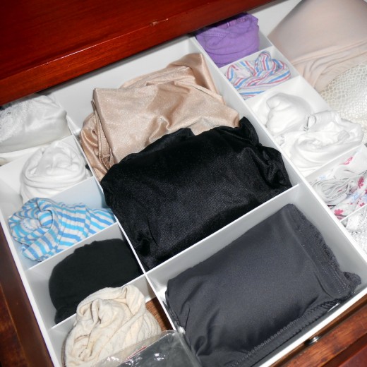 AFTER my lingerie drawer is organized. So much nicer now don't you think?