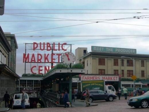 Pike Place Market Entrance
