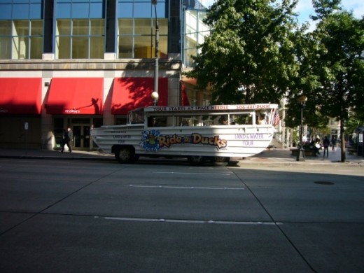 Seattle Ride the Ducks at Westlake Center