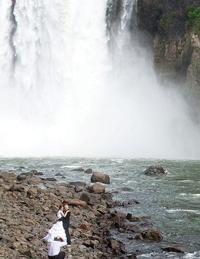 Wedding at Snoqualmie Falls