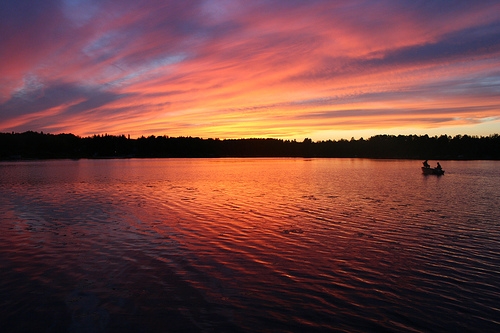 Northern Minnesota sunset