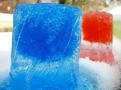 colored ice cubes by LexnGer