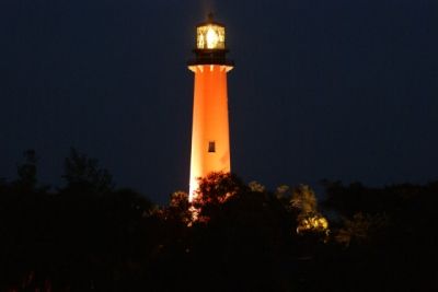 Jupiter Lighthouse at Night
