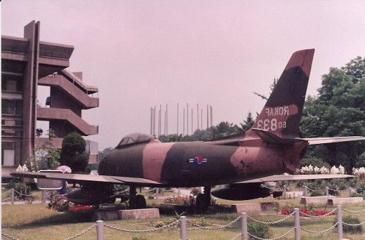 A Republic of Korea Air Force, F-86 Sabre, June 1991.