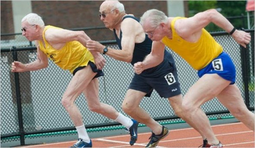 Old Men Running