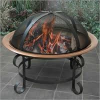 Copper Fit pits can add a flair to your patio