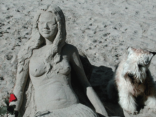 2. Waverly's Beach art