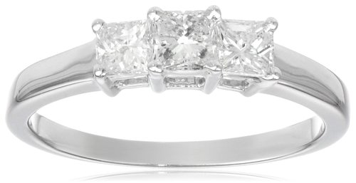 Three stone rings representing your past, future and the present make great engagement rings.