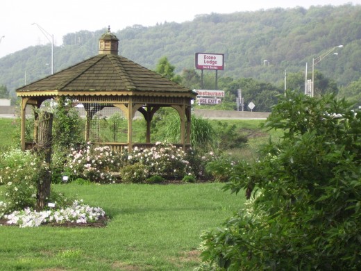 View of outskirts of Binghamton, New York from park in adjoining town of Dickinson.