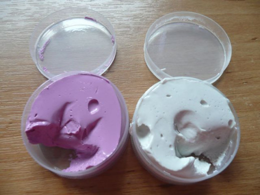 Step 1: Combine the putties to create Mold-n-Pour Step 1: Combine the putties to create Mold-n-Pour