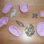 Step 3: Once set, peel away from the objects to reveal your new custom molds! Step 3: Once set, peel away from the objects to reveal your new custom molds!