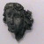 Lady painted with mica. Made from mold created from the face of an ornament Lady painted with mica. Made from mold created from the face of an ornament