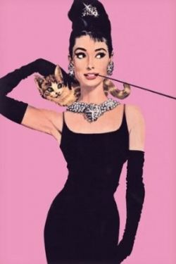 Breakfast at Tiffany's Pink Poster