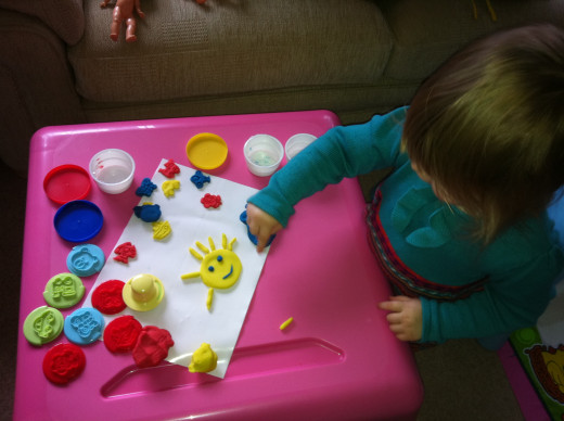When Pud turned 2, she got really into Play Doh...