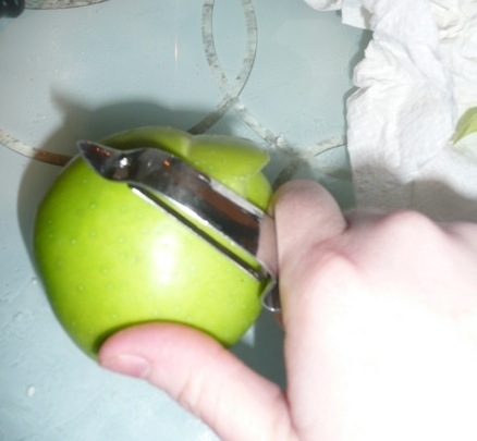 6. Peel the apples
