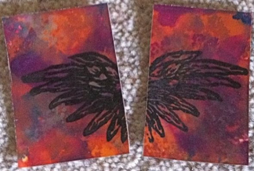 Altered Art Cards - copyright of author