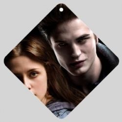Twilight Edward and Bella Car Window Sign