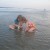 They found a small cup and used it to scoop up the clams so that they could watch how they buried themselves in the sand. They found a small cup and used it to scoop up the clams so that they could watch how they buried themselves in the sand.
