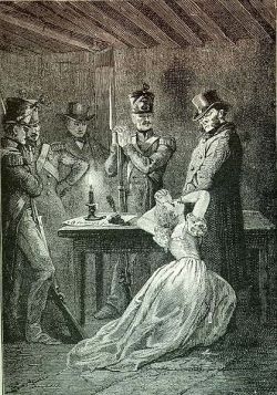 Fantine in the original illustrations for Victor Hugo's novel.