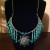 Vintage inspirations, the pendant in the middle is a vintage piece, repurposed and upcycled beauty!