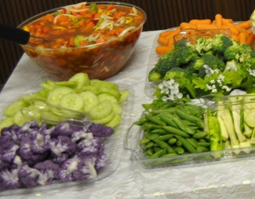 Veggies for finger foods