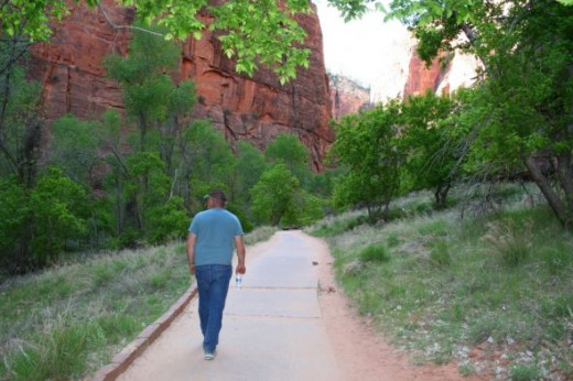 The Trail is easy and paved, a very nice walk