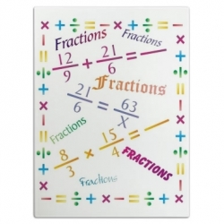 Fractions Cutting Board