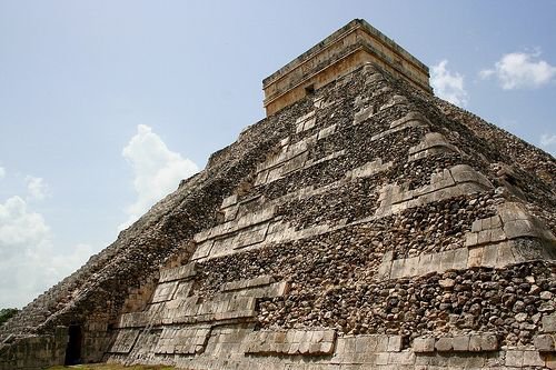 The back of the pyramid