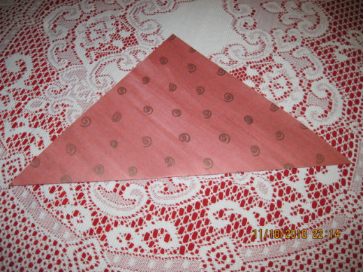 Making a gift box step 2