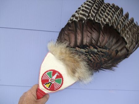Warrior Full Wing dance fan created by Bob : Sold the first showing day!
