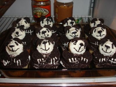 Panda Bear Cupcakes