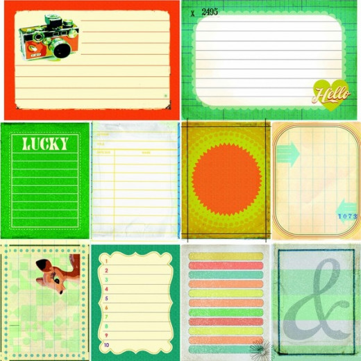 misc. journal cards