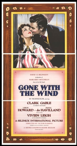 Classic Gone with the Wind Movie Poster