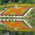 Reflected quilt garden looks twice its size